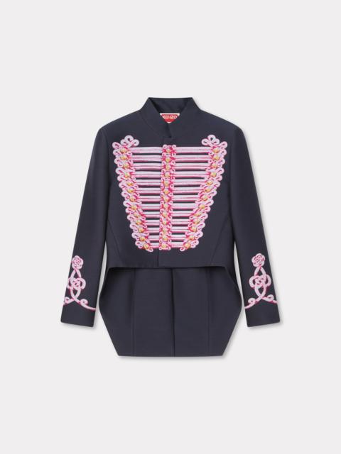 KENZO 'KENZO Trompe L'œil' jacquard tailcoat in wool cotton