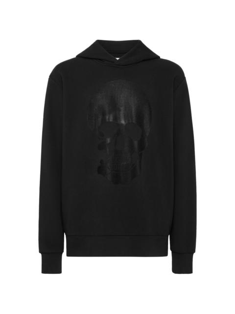skull-motif hoodie