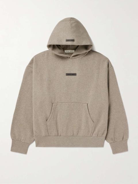 Oversized Logo-Appliquéd Cotton-Blend Jersey Hoodie