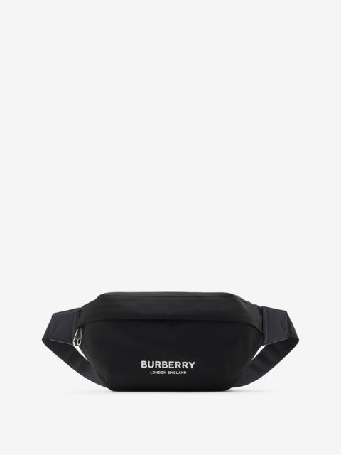 Burberry Logo Print Nylon Sonny Bum Bag