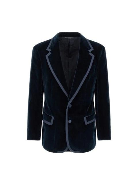 Dolce & Gabbana DOLCE&GABBANA Sicilia Tuxedo Blazer Blue New & Authentic (Me