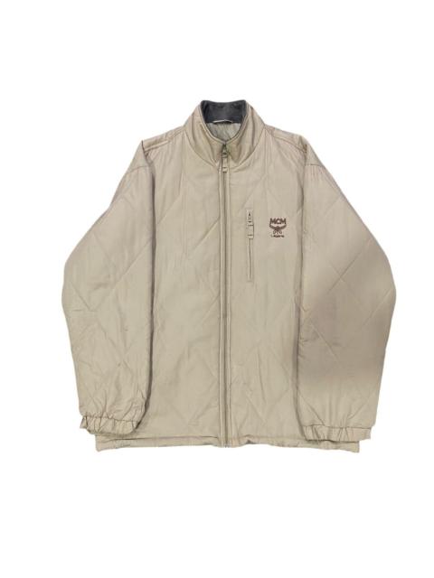MCM Vintage MCM Zipper Light Jacket Quilted Beige