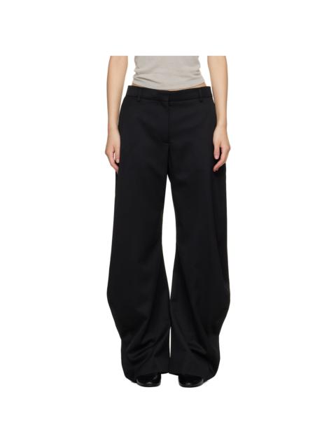 Acne Studios Black Wool Trousers