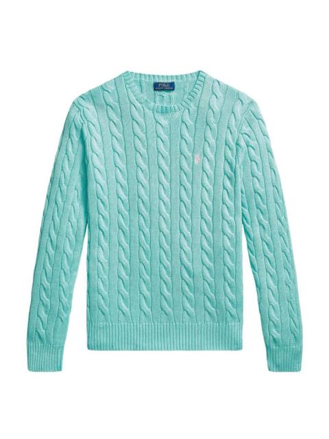 Polo Ralph Lauren Polo Ralph Lauren Cotton Cable Crew Knit Sweater