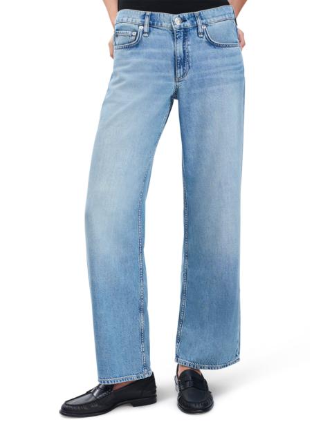 rag & bone rag & bone Featherweight Saige Low Rise Wide Leg Jeans in Ludlow at Nordstrom