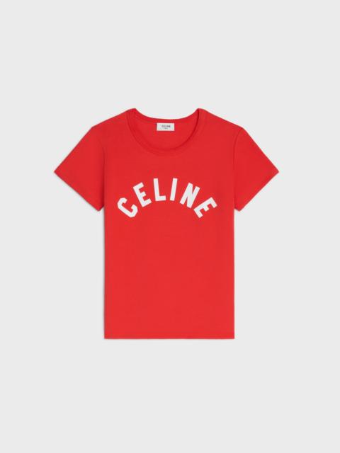 CELINE t-shirt IN RIBBED COTTON JERSEY