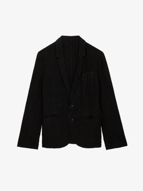 Zadig & Voltaire Viks Linen Blazer