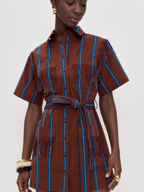 ALÉMAIS Noura Fringe Mini Dress