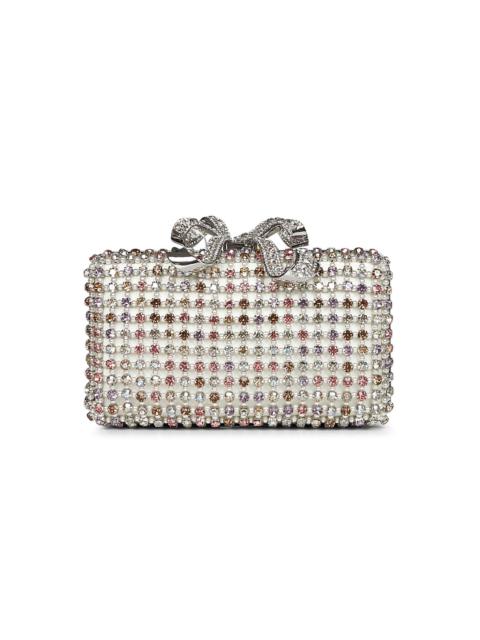 self-portrait Multicolor Multi Crystal clutch