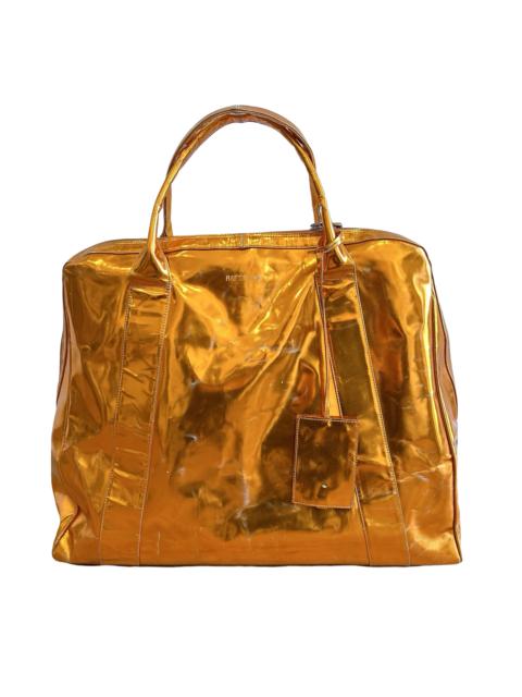 Raf Simons Raf Simon SS09 Orange Metallic Leather Bag
