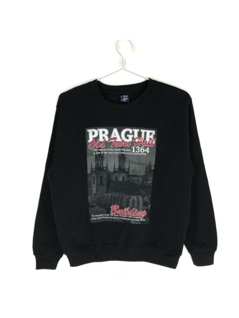 Other Designers Vintage - Vintage Prague Old Town Hall Crewneck Sweatshirt
