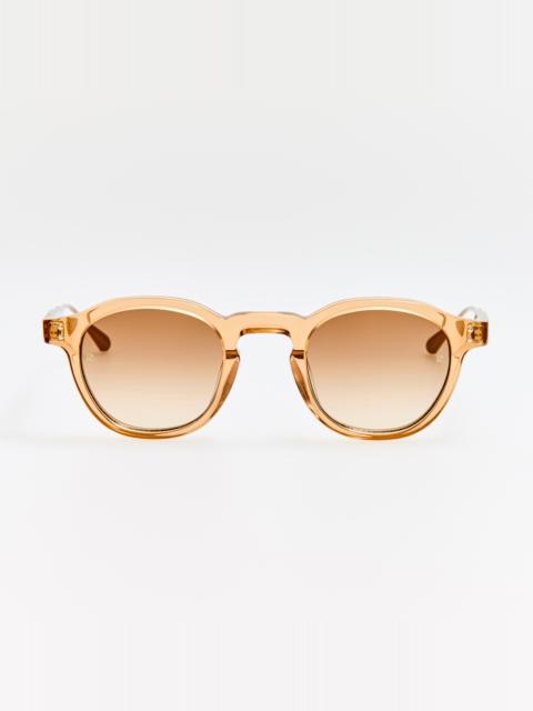 LINDA FARROW Heath Sunglasses in Honey
