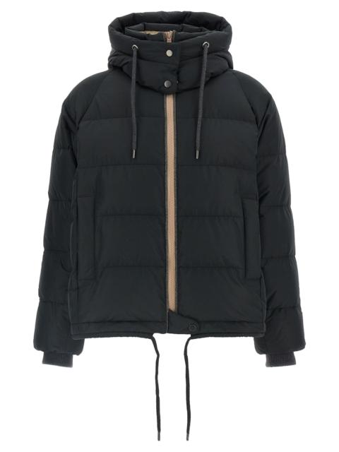 Brunello Cucinelli Brunello Cucinelli Women Down Jacket With Knit And Jewel Details