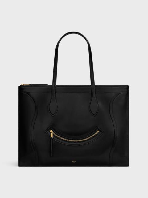 CELINE FLAT CABAS LUGGAGE IN GLOSSY CALFSKIN