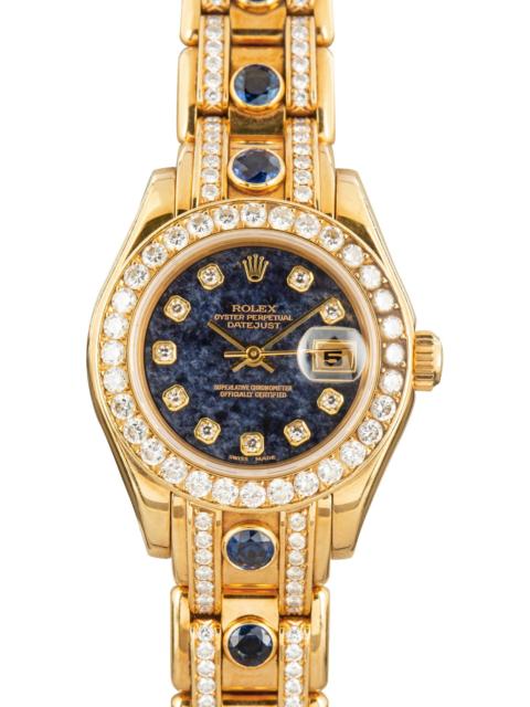 ROLEX Rolex Lady Datejust Pearlmaster 69298 Sodalite Dial