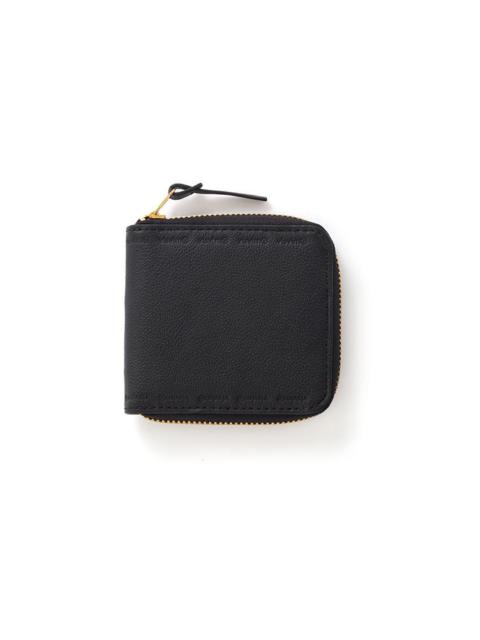 visvim LEATHER BI-FOLD (KNGR) BLACK
