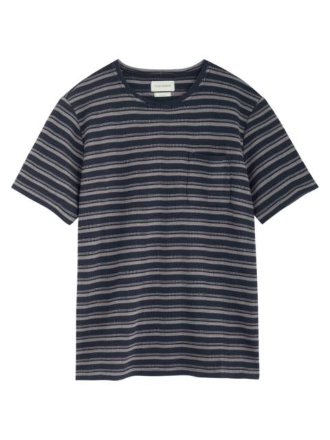 Oliver Spencer Oliver Spencer Oli's Striped Waffle-knit T-shirt