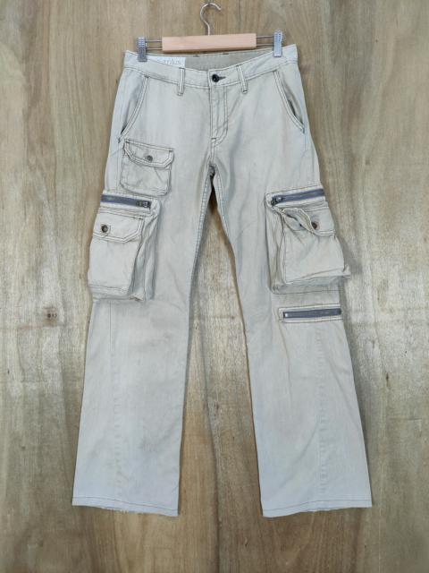 Other Designers Vintage - VINTAGE SURPLUS 3D POCKET FLARE CARGO PANTS#111