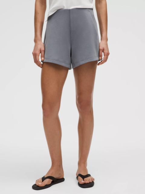 lululemon Softstreme Kick-Flare Mid-Rise Short 4"