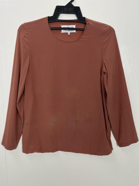 Archival Clothing - Maison Martin Margiela Long Sleeve Blouse 100% Silk(DEFECT)