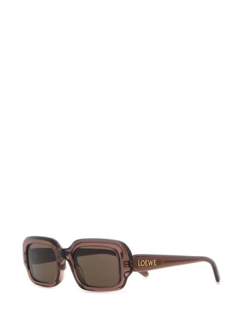 Loewe Loewe Women Brown Acetate Sunglasses