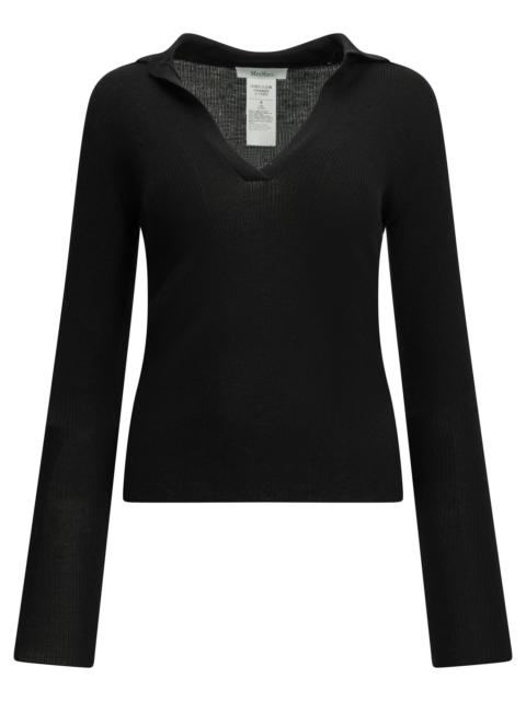 Max Mara Max Mara Cashmere Polo Shirt Black