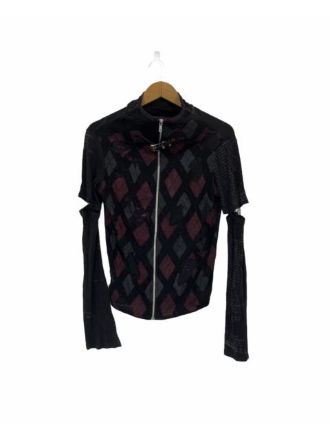 Other Designers Seditionaries - H.Anarchyism For Plus Punk Jacket Shirt Destressed Design