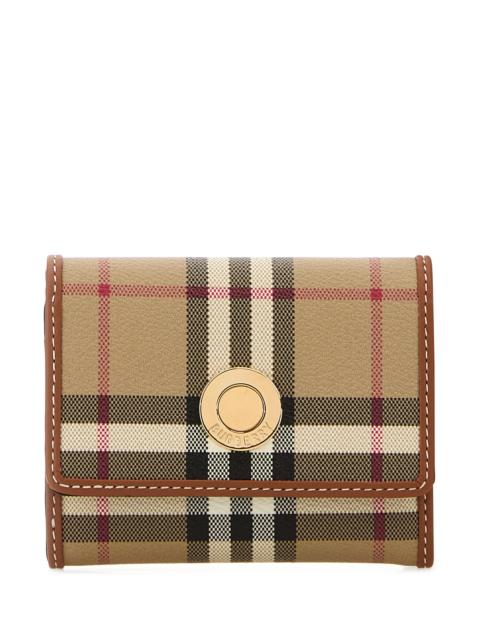 Burberry Printed canvas small Check wallet