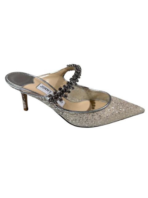 JIMMY CHOO Jimmy Choo Bing Crystal Strap Mules