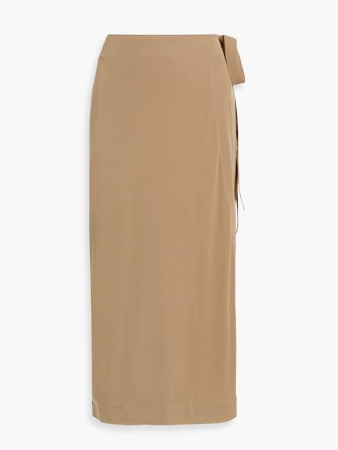 TOTEME Stretch-jersey midi wrap skirt