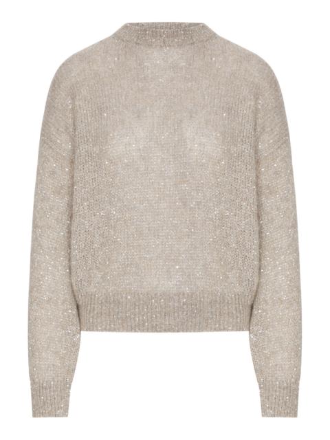 Brunello Cucinelli Brunello Cucinelli Women Lurex Yarn Sweater With Sequins