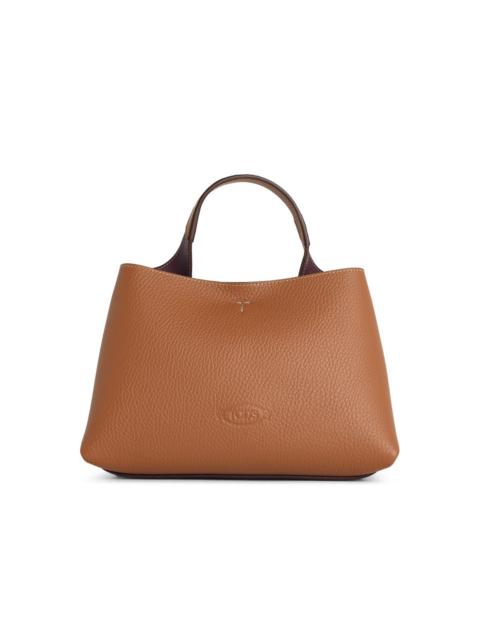Tod's Tod's Micro Bag In Natural Brown Leather Women