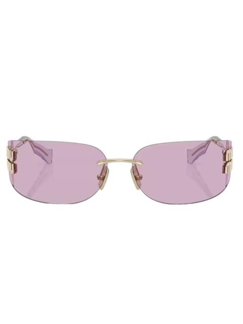 Miu Miu Miu Miu Pink Wrap Ladies Sunglasses MU A51S ZVN90O 75