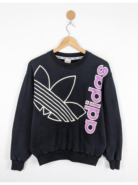 adidas Vintage ADIDAS Sweatshirt 90s Trefoil Big Logo