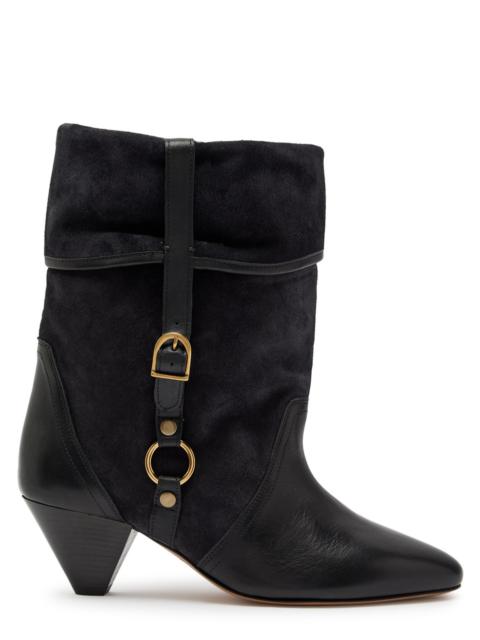 Isabel Marant Étoile Isabel Marant étoile Darner Buckle Suede Mid-calf Boots