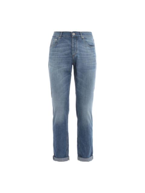 Brunello Cucinelli Brunello Cucinelli Light Denim Straight-Leg Jeans