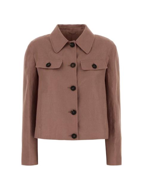 Brunello Cucinelli Brunello Cucinelli Linen Cropped Jacket