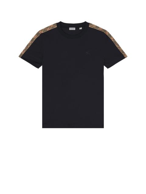 Burberry Check Sleeve Tee