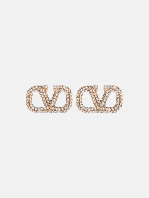 Valentino VLOGO embellished earrings