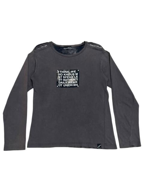 Other Designers In the Attic Poem Blood Square Bleached Idiom Y2K Maison