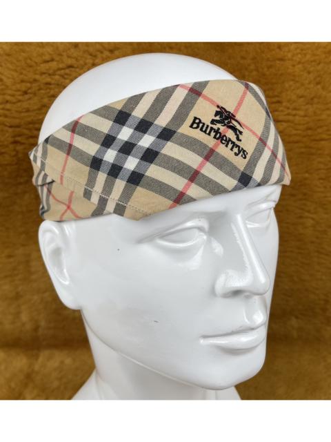 Other Designers Vintage - burberry bandana handkerchief neckerchief scarf turban