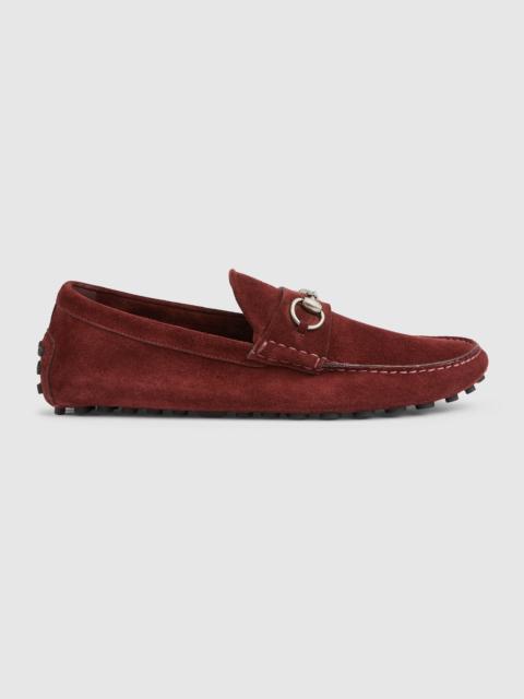 GUCCI Gucci Horsebit Suede Drivers