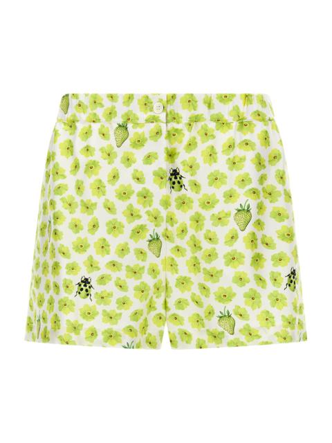 VERSACE 'strawberry Garden' Shorts