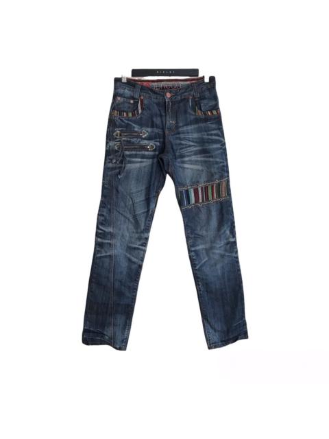 Other Designers Japanese Brand JONEAA Denim Jeans Zipper