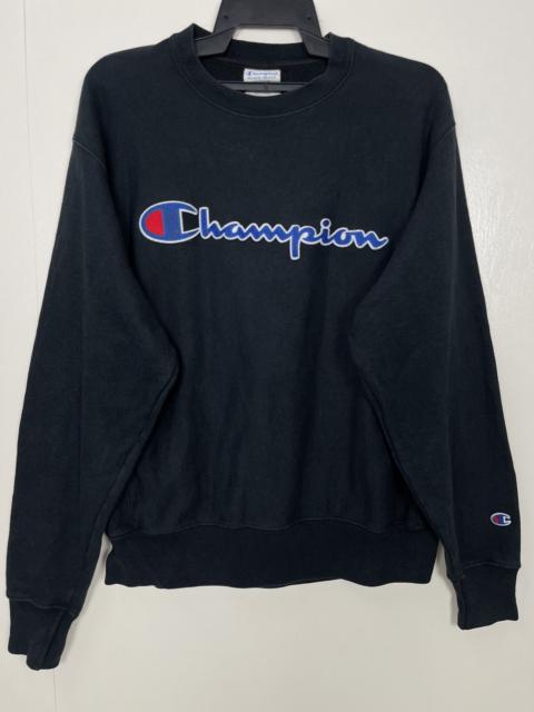 Other Designers Vintage - Champion Men Reverse Weave Sweatshirt Size Medium Black