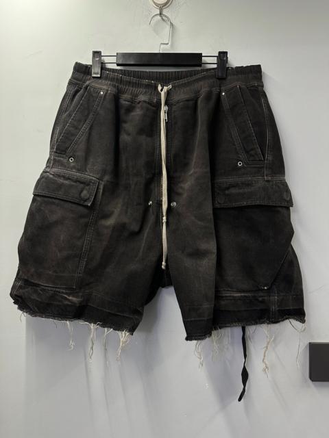 Rick Owens Rick Owens 23SS smoke gray cargo shorts