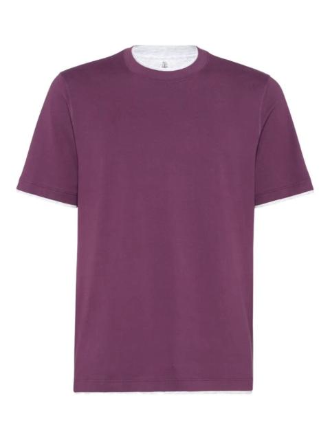 Brunello Cucinelli Brunello Cucinelli Men T-Shirt With Faux-Layering