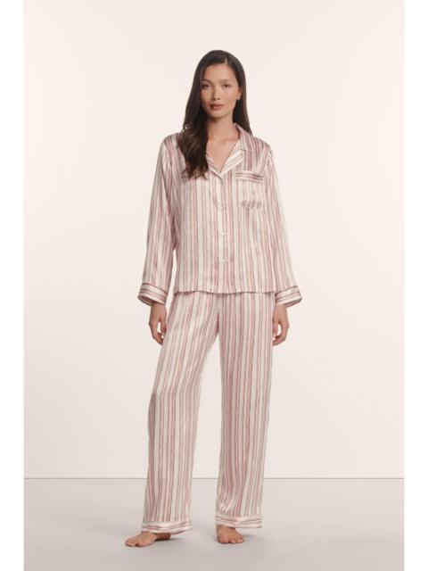 eberjey Eberjey x ILIA - Inez Washable Silk Printed Long PJ Set