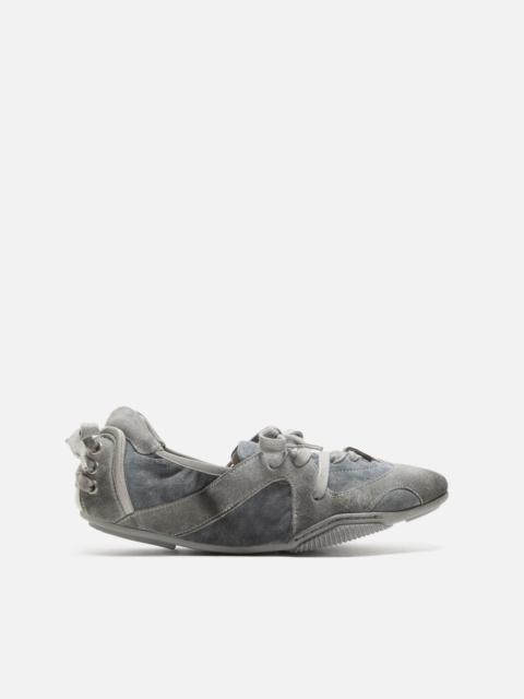 Acne Studios Lace-up suede shoes - Multi grey