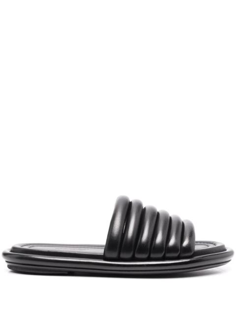 Marsèll ribbed leather slides